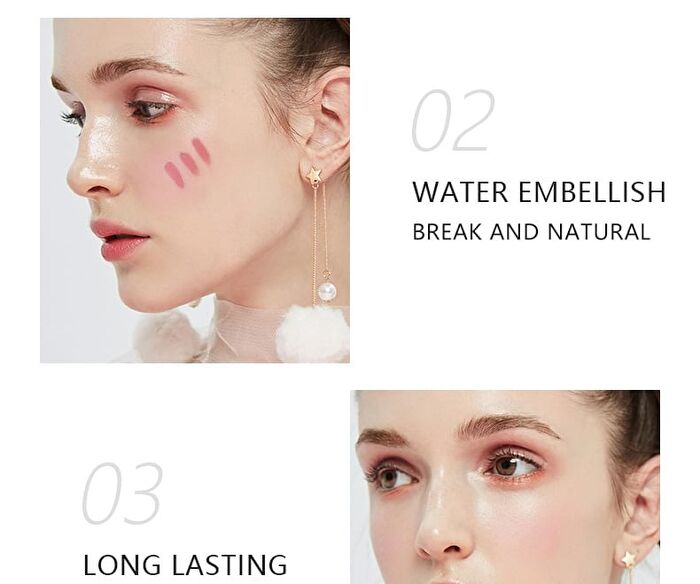 Silky Light Liquid Blush Set - 2 Types - 01# (6g x 5pcs)