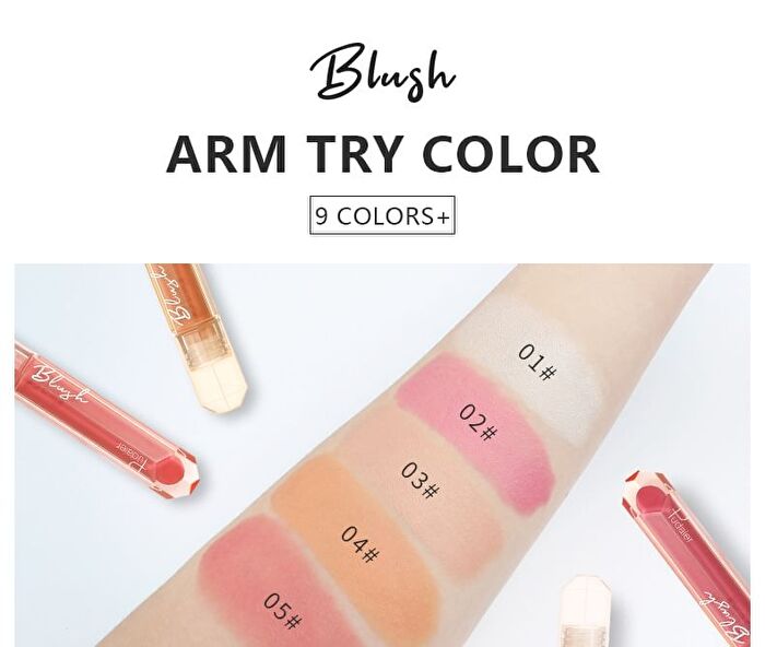 Silky Light Liquid Blush Set - 2 Types - 01# (6g x 5pcs)