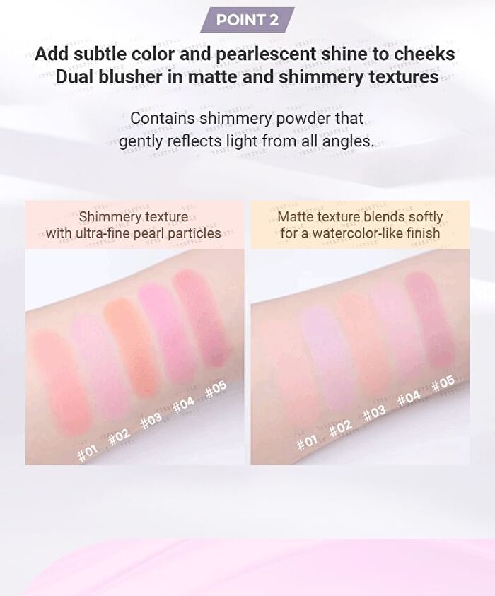Wakemake Sheer Layering Dual Blusher - 7 Colors - #07 Tangerine Surf