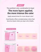 Wakemake Sheer Layering Dual Blusher - 7 Colors - #07 Tangerine Surf