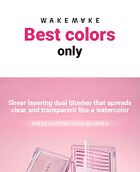 Wakemake Sheer Layering Dual Blusher - 7 Colors - #07 Tangerine Surf