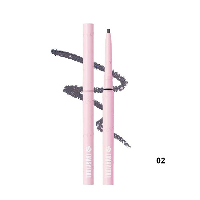 DAISY DOLL Creamy Liner - 02 Sheer Black Glitter