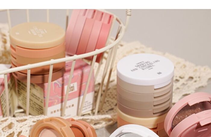 Eyeshadow and Blush Palette - 3 Colors - #M2