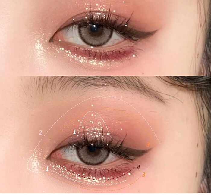 Eyeshadow and Blush Palette - 3 Colors - #M2