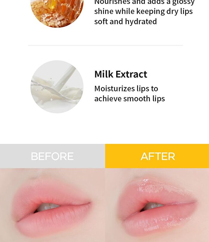 Honey & Milk Daily Lip Mask - 3 Types - Peach