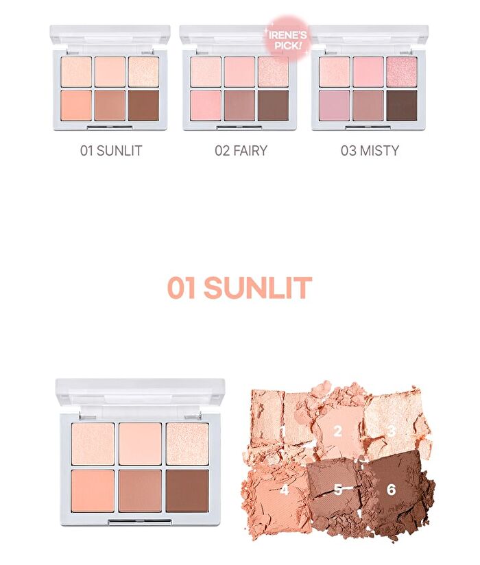 Better Me Eye Palette - 8 Colors - #01 Sunlit
