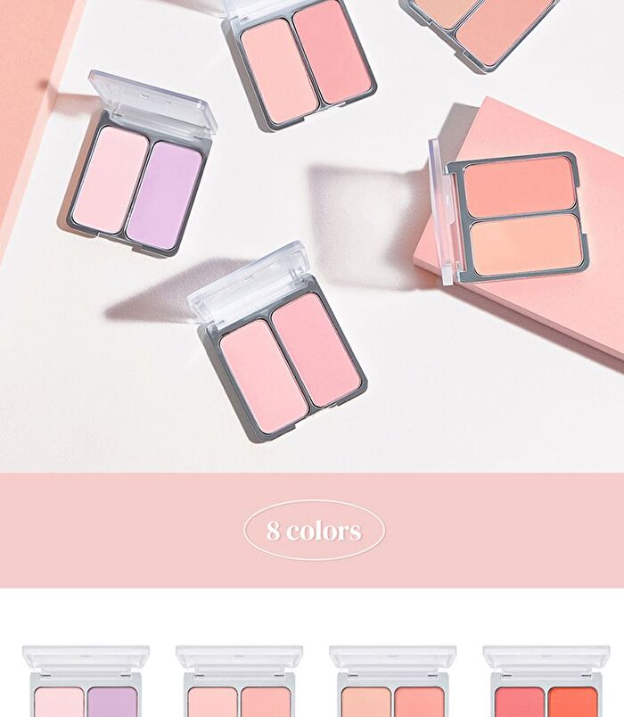 Dual Cheek - 8 Colors - #07 Peach Fizz