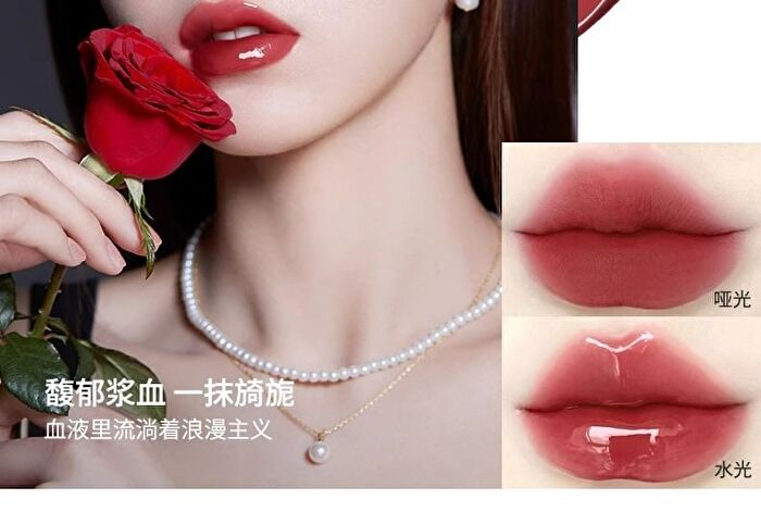 Dual-Ended Raincoat Lipstick - 6 Colors - D03 Moonlight Amber (3.5g & 2.5g)