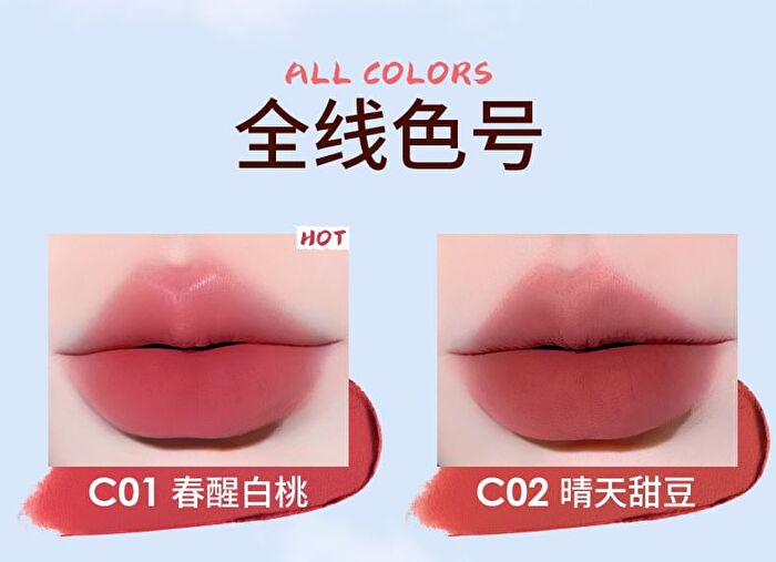 Chioture Canned Lip Mud - 4 Colors - C03# Tulip Pink - 5g