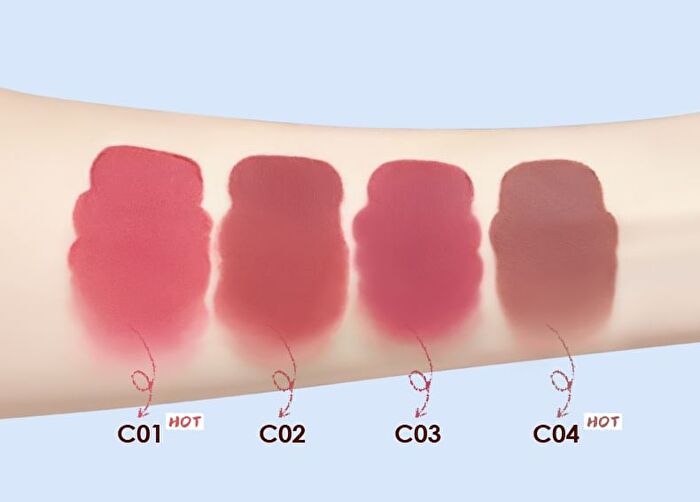 Chioture Canned Lip Mud - 4 Colors - C03# Tulip Pink - 5g