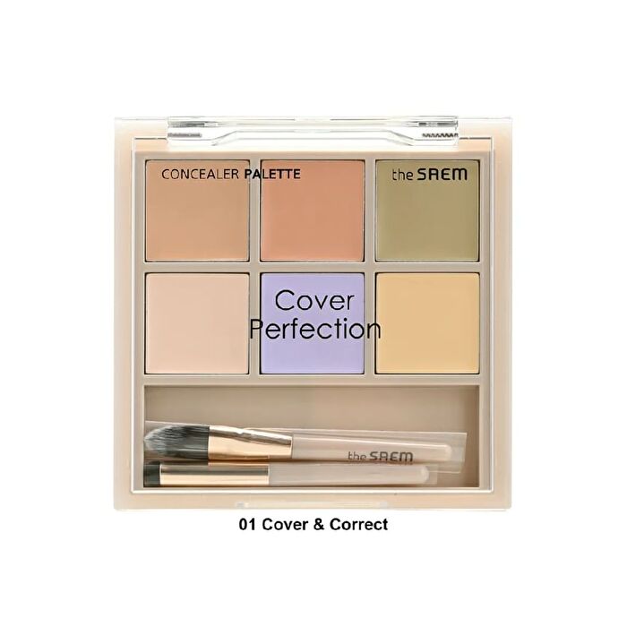 Cover Perfection Concealer Palette - 2 Colors - #02 Cover & Light