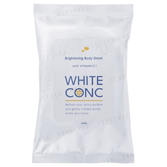 White Conc Brightening Body Sheet with Vitamin C - 18 pcs