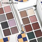 Shedella Matte Eyeshadow Palette - Dazzle Shades - #CB-201 - 10g