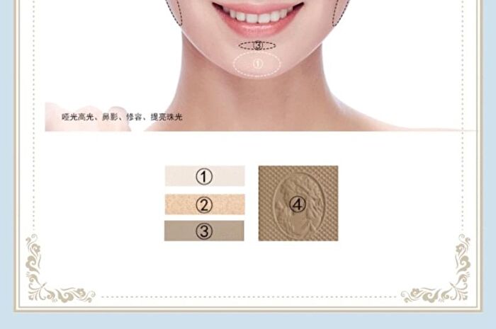 Colorrose Western Antique Embossed Contouring Palette - CR725# Contouring Palette - 11g