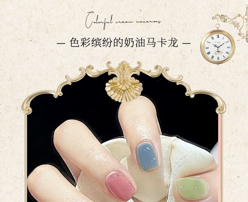Colorrose Western Antiques Macaron Series Nail Polish - 7 Colors - CR1693# Gray Purple - 11ml