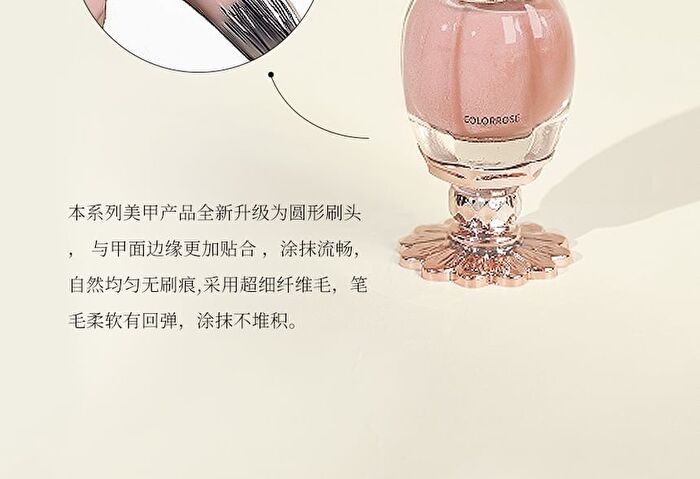 Colorrose Western Antiques Macaron Series Nail Polish - 7 Colors - CR1694# Lotus Flower - 11ml