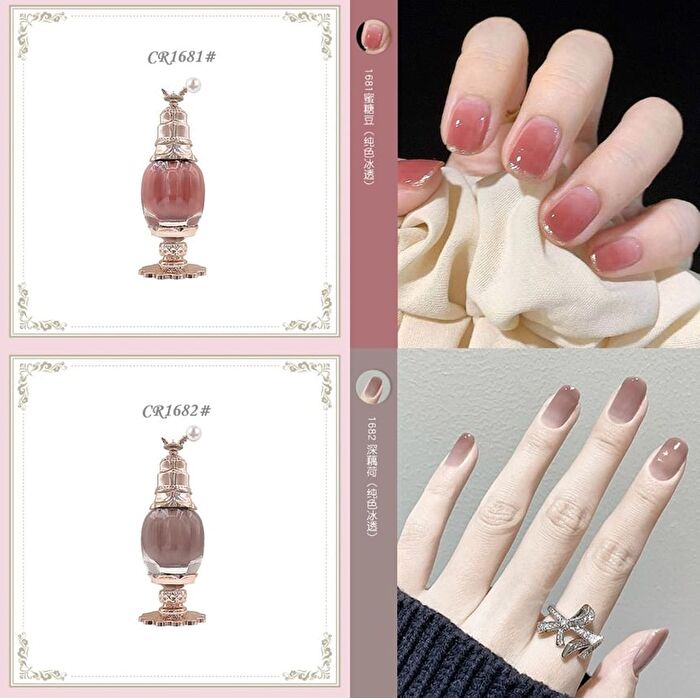 Colorrose Western Antique Gentle Series Nail Polish - 7 Colors - CR1695# Naked Tea - 11ml