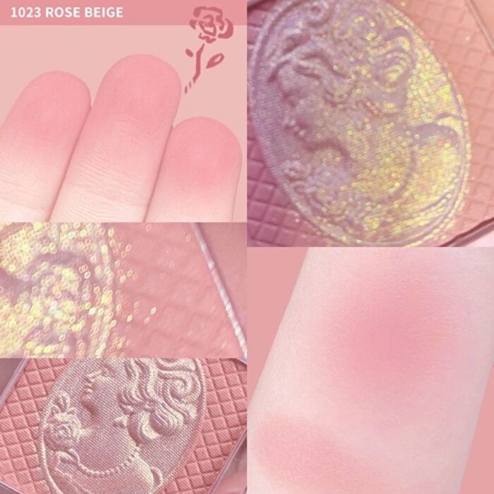 Colorrose Jewelry Monroe Series Embossed Blusher - 4 Colors - CR1019# Iris Purple - 2.6g
