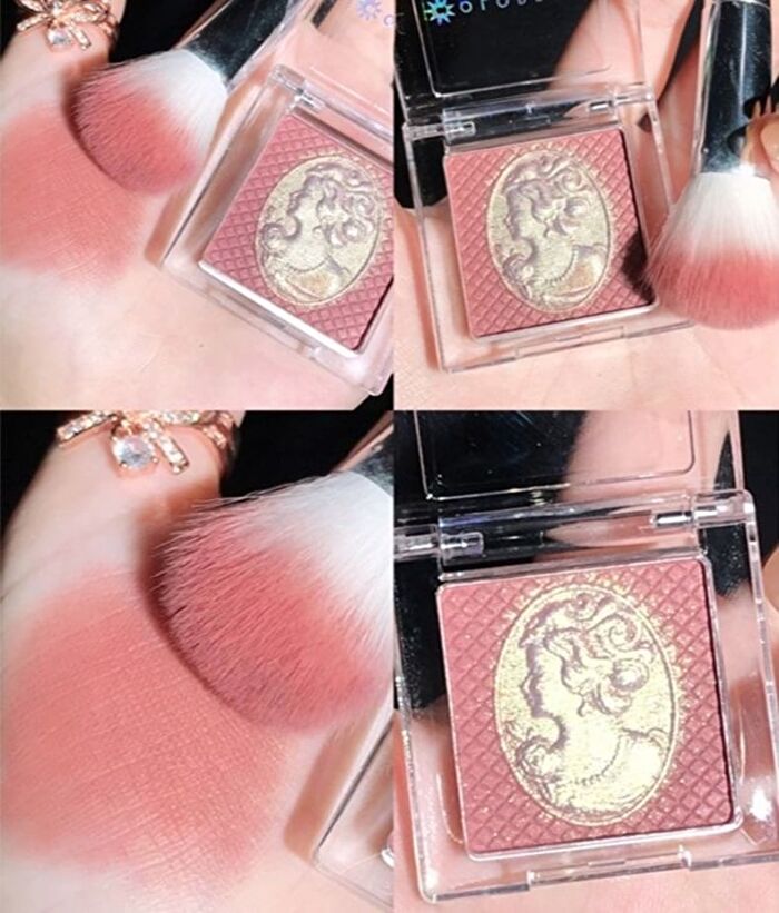 Colorrose Jewelry Monroe Series Embossed Blusher - 4 Colors - CR1019# Iris Purple - 2.6g