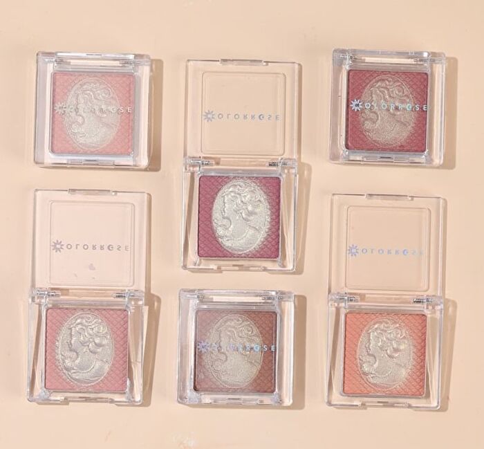 Colorrose Jewelry Monroe Series Embossed Blusher - 4 Colors - CR1019# Iris Purple - 2.6g