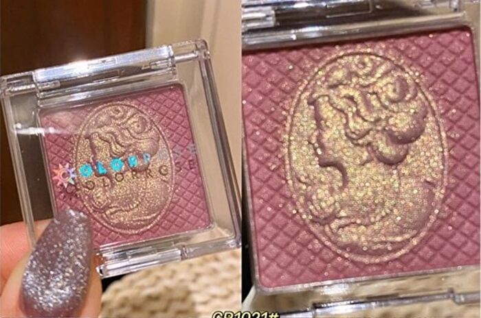 Colorrose Jewelry Monroe Series Embossed Blusher - 4 Colors - CR1019# Iris Purple - 2.6g