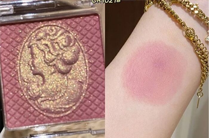 Colorrose Jewelry Monroe Series Embossed Blusher - 4 Colors - CR1019# Iris Purple - 2.6g