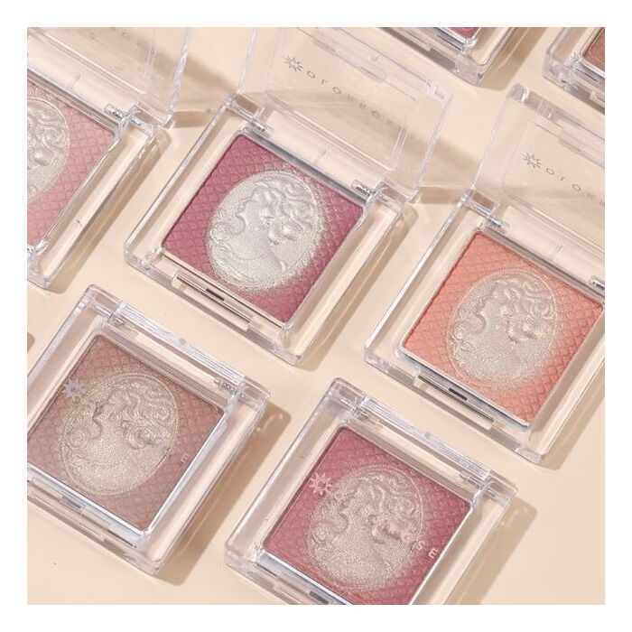 Colorrose Jewelry Monroe Series Embossed Blusher - 4 Colors - CR1022# Smoked Bean Paste - 2.6g