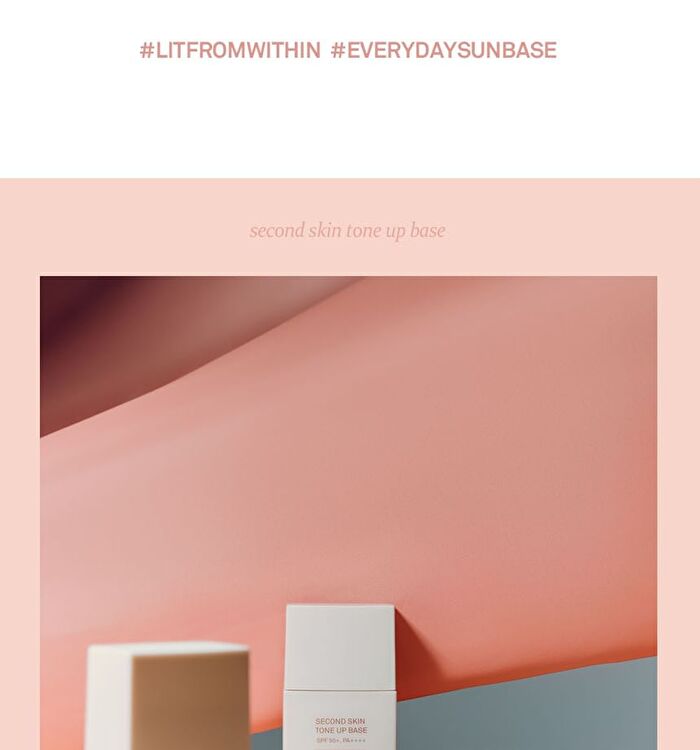 Second Skin Tone Up Base - 3 Colors - Pale Lavender