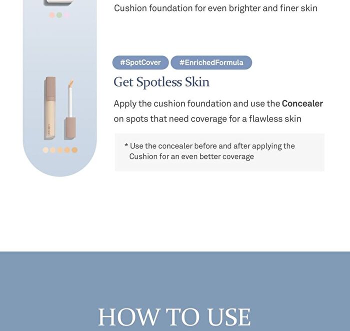 Second Skin Mesh Matte Cushion - 4 Colors - #21 Ivory