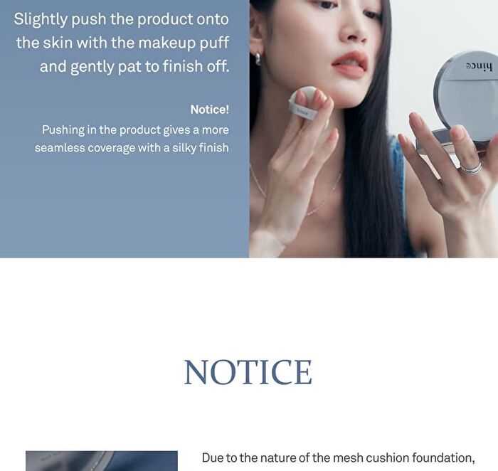 Second Skin Mesh Matte Cushion - 4 Colors - #21 Ivory