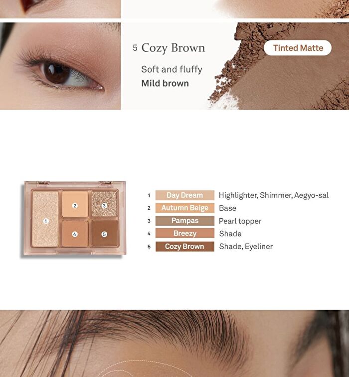 All-round Eye Palette - 3 Colors - #02 Late Autumn