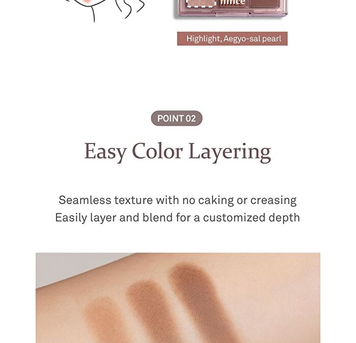 All-round Eye Palette - 3 Colors - #02 Late Autumn