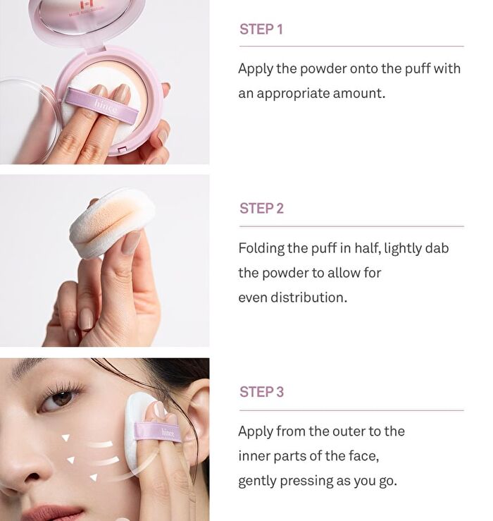 Second Skin Airy Powder - 2 Colors - #01 Lavender