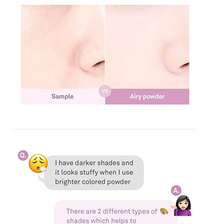 Second Skin Airy Powder - 2 Colors - #01 Lavender