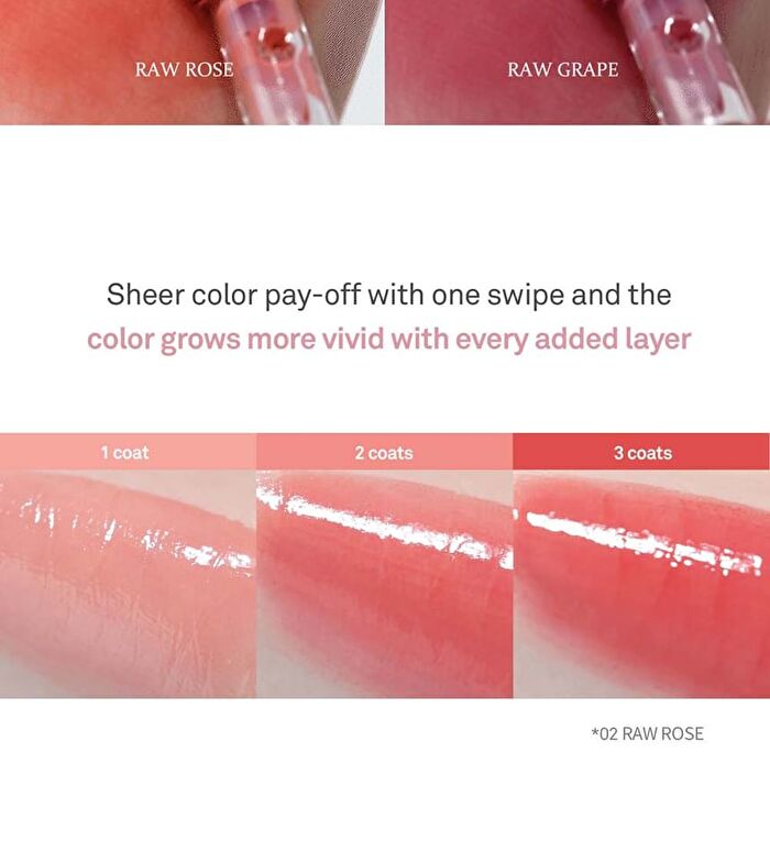 Raw Glow Gel Tint - 15 Colors - #01 Bare