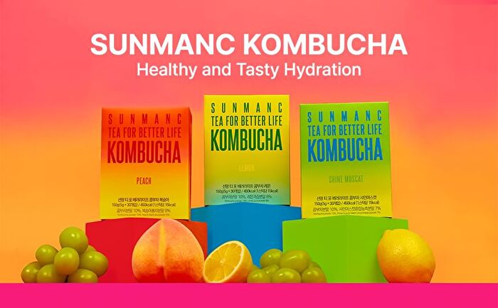 Sunmanc Tea For Better Life Kombucha - 5 Types - Lemon