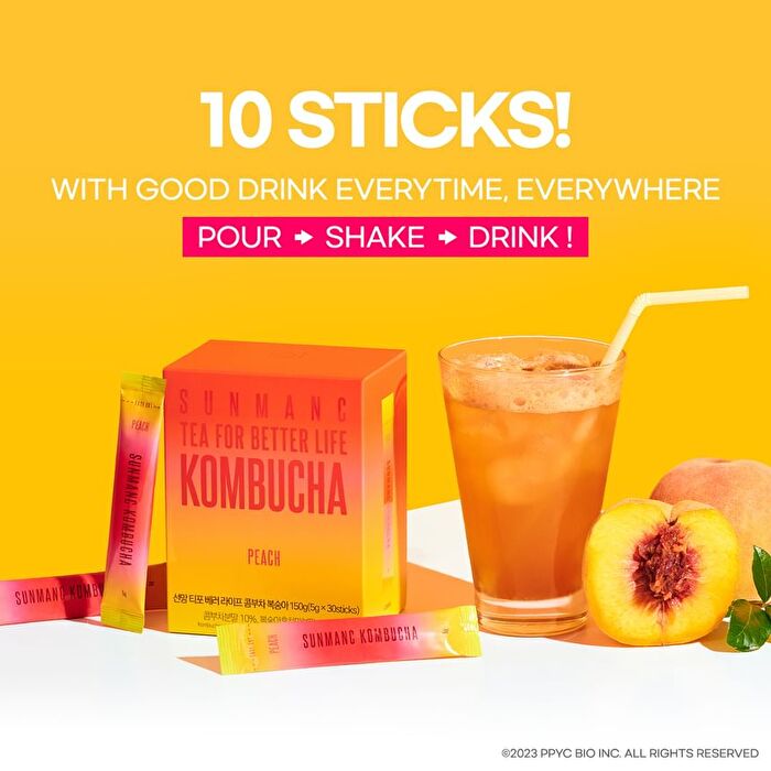 Sunmanc Tea For Better Life Kombucha - 5 Types - Lemon