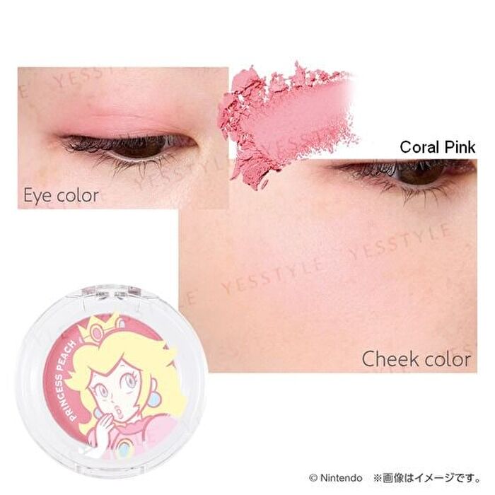Nintendo Super Mario Princess Peach Face & Eye Color - Coral Pink