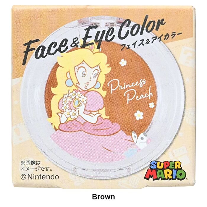 Nintendo Super Mario Princess Peach Face & Eye Color - Coral Pink