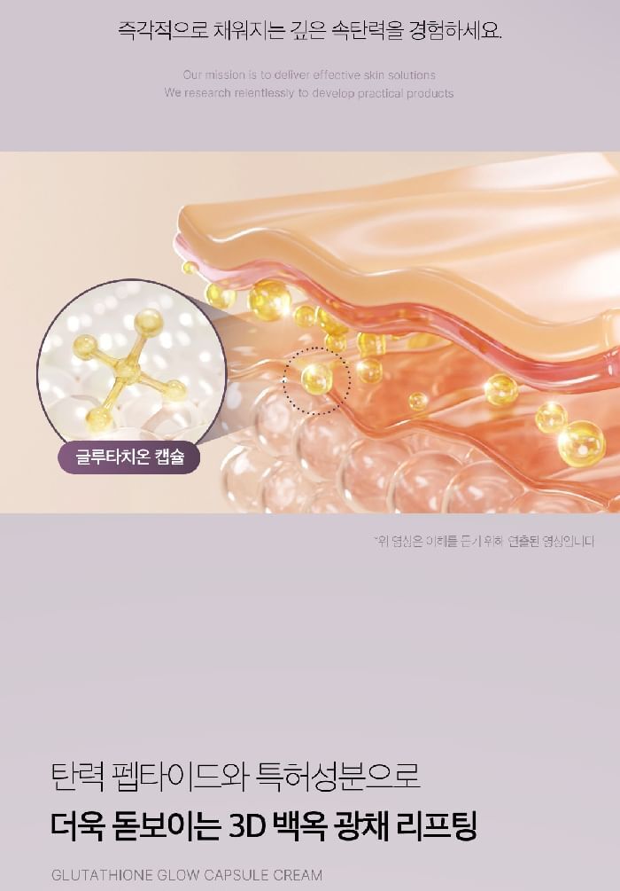 AGE-R Glutathione Glow Capsule Cream - 50ml