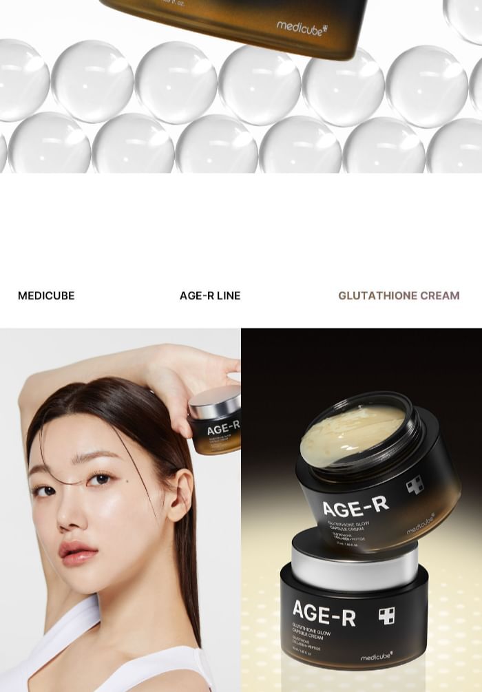 AGE-R Glutathione Glow Capsule Cream - 50ml