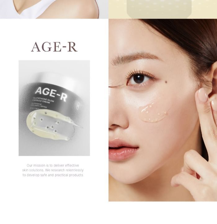 AGE-R Glutathione Glow Capsule Cream - 50ml