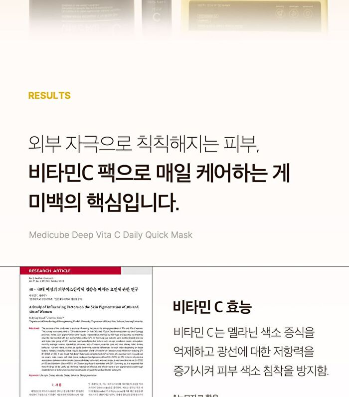 Deep Vita C Daily Quick Mask - 30 sheets