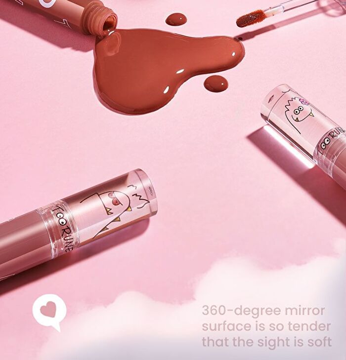 Toorune Emotional Monster Water Mist Lip Gloss - 6 Colors - 666# Sakura Lychee - 2.5g