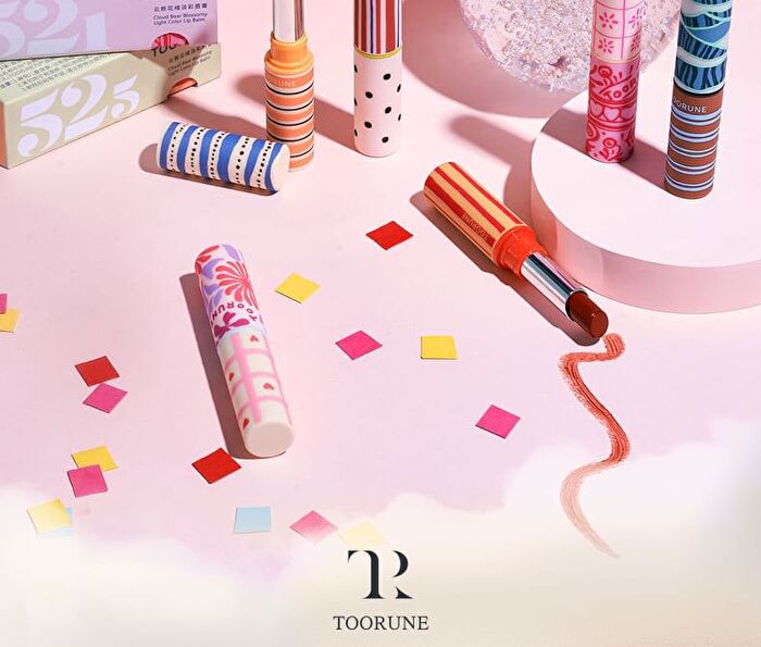Toorune Cloud Bear Blossomy Light Color Lipstick - 6 Colors - 521# Ambiguous Red Bean - 1.8g