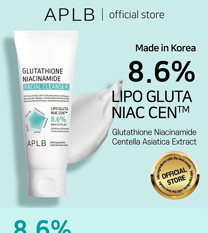 Aplb Glutathione Niacinamide Facial Cleanser Set - 2 pcs