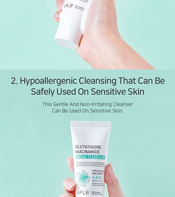 Aplb Glutathione Niacinamide Facial Cleanser Set - 2 pcs