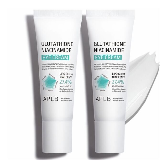 Aplb Glutathione Niacinamide Eye Cream Set - 2 pcs