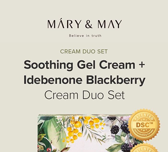 Soothing Gel Cream + Idebenone Blackberry Cream Duo Set - 2 pcs