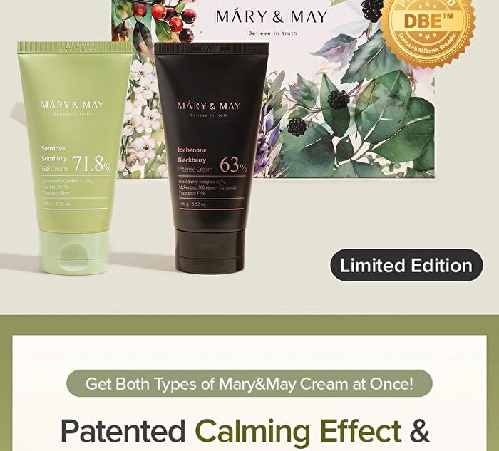 Soothing Gel Cream + Idebenone Blackberry Cream Duo Set - 2 pcs